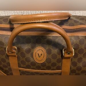 VALENTINO McDormand Valentino leather Boston bag 2way travel bag